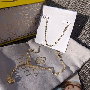 Kendra Scott Kyler gold necklace